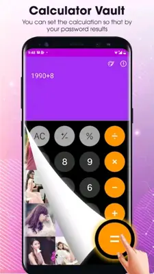 Calculator for hide android App screenshot 0